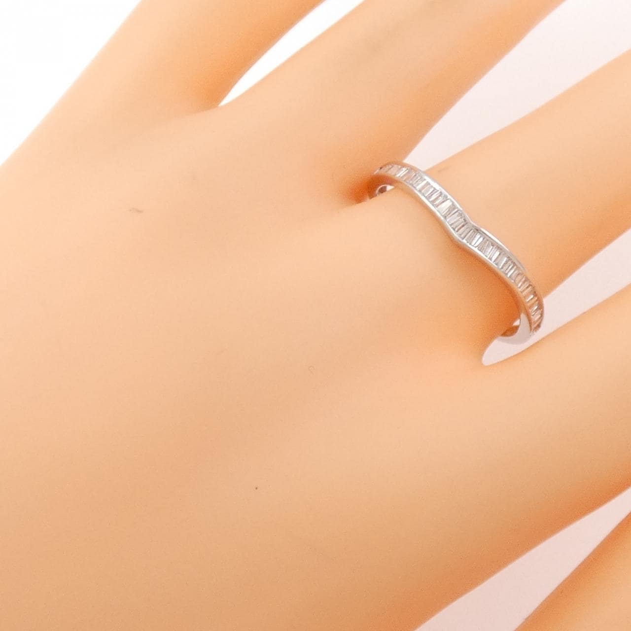 K18WG ダイヤモンド リング 0.14CT