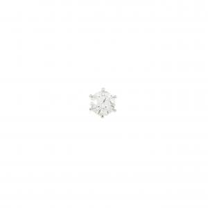 【リメイク】PT900/ST ダイヤモンド ピアス 0.306CT E SI1 VG 片耳
