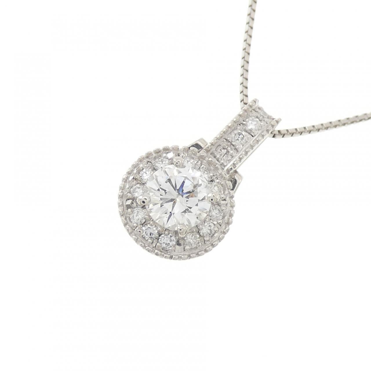 PT900/PT850 ダイヤモンド ネックレス 0.614CT G SI2 VG