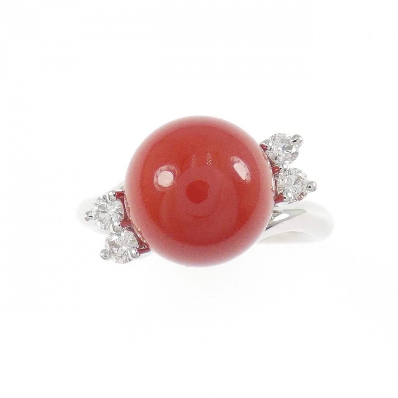 PT900 サンゴ リング 10.0mm