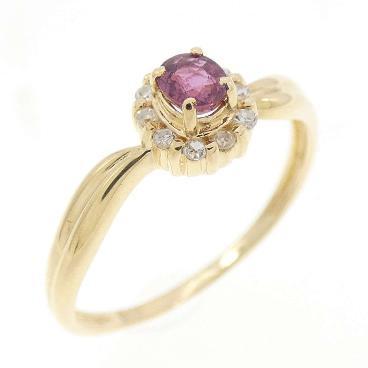 K18YG ルビー リング