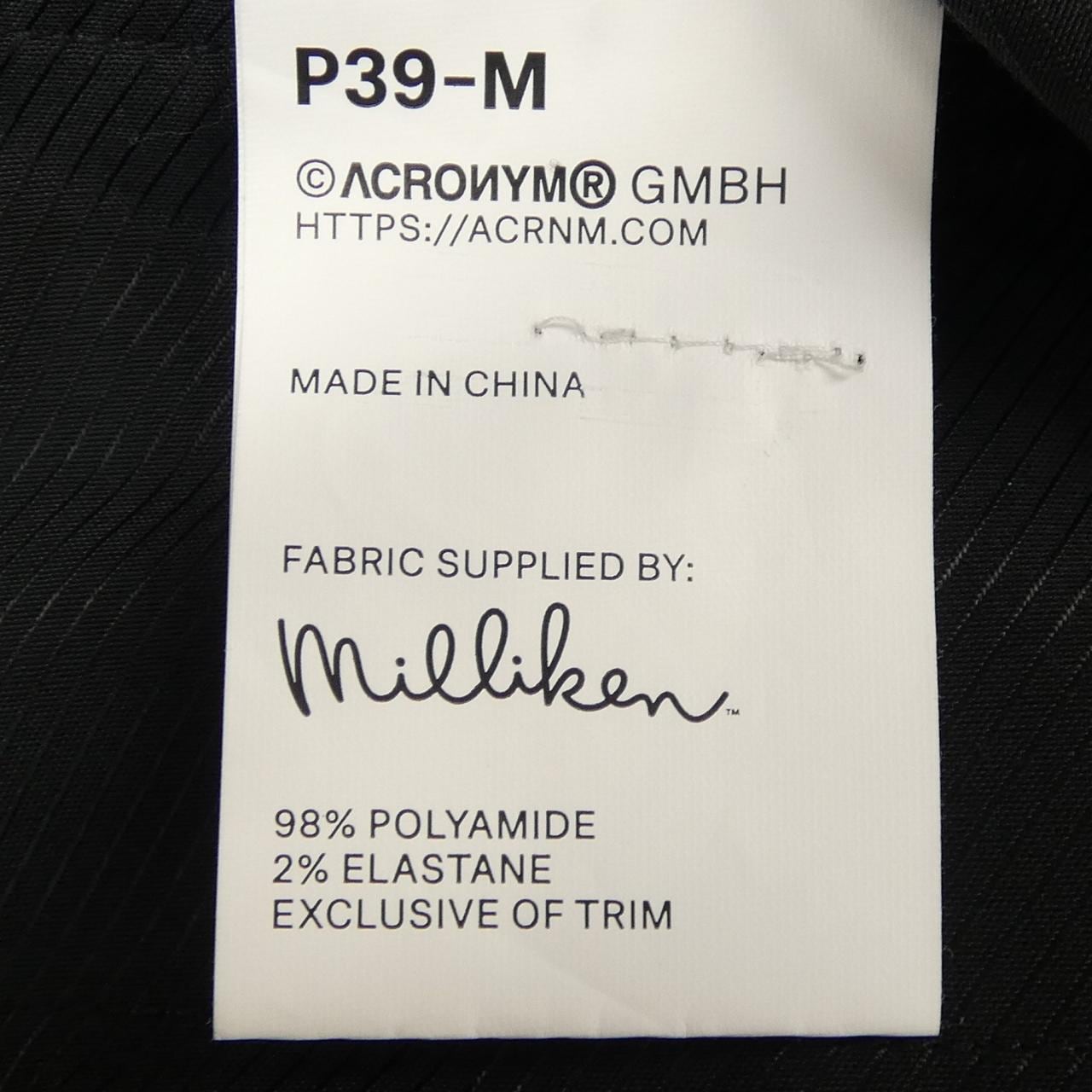 アクロニウム ACRONYM P39-M パンツ