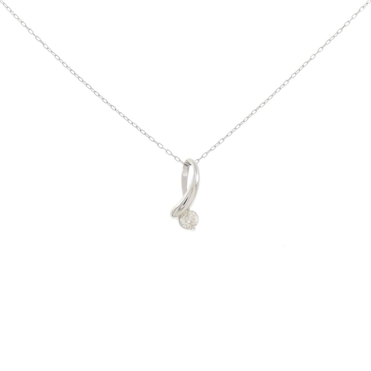 PT900/PT850 ダイヤモンド ネックレス 0.08CT