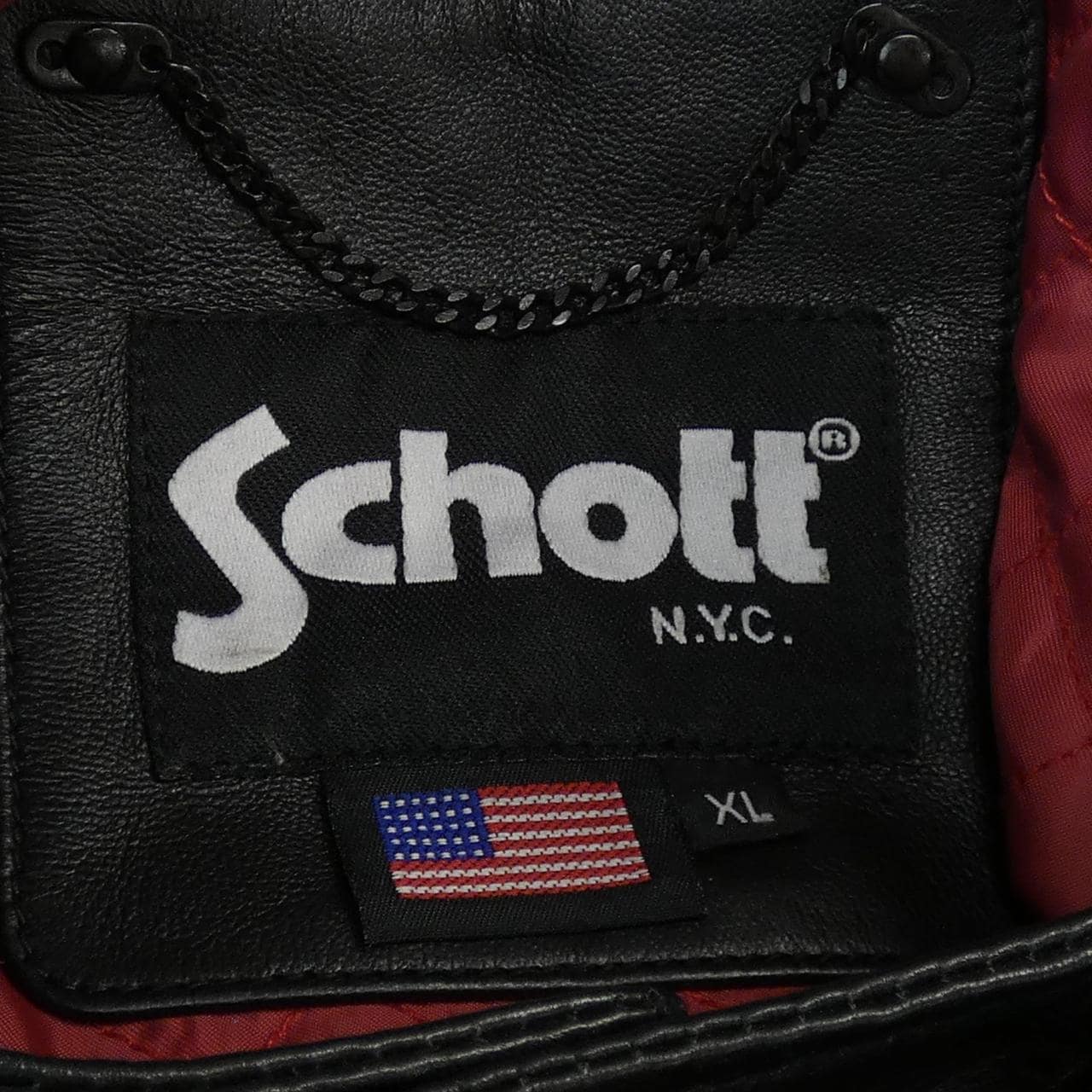 射击SCHOTT皮夹克