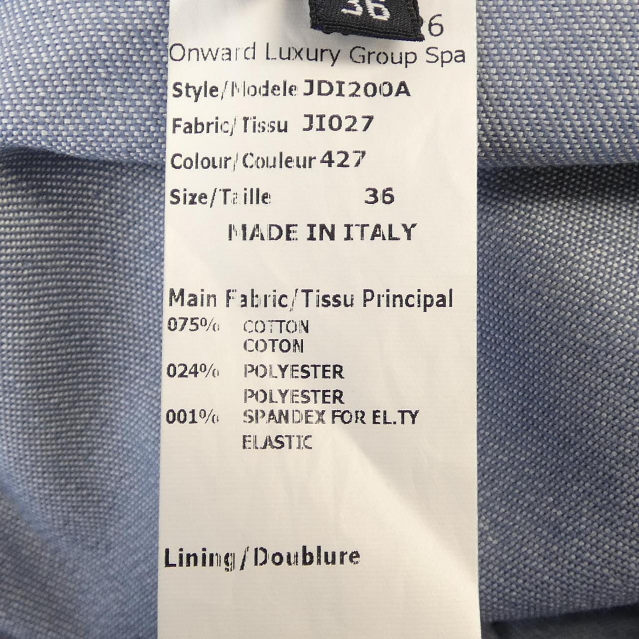 ジルサンダーネイビー JIL SANDER NAVY パンツ