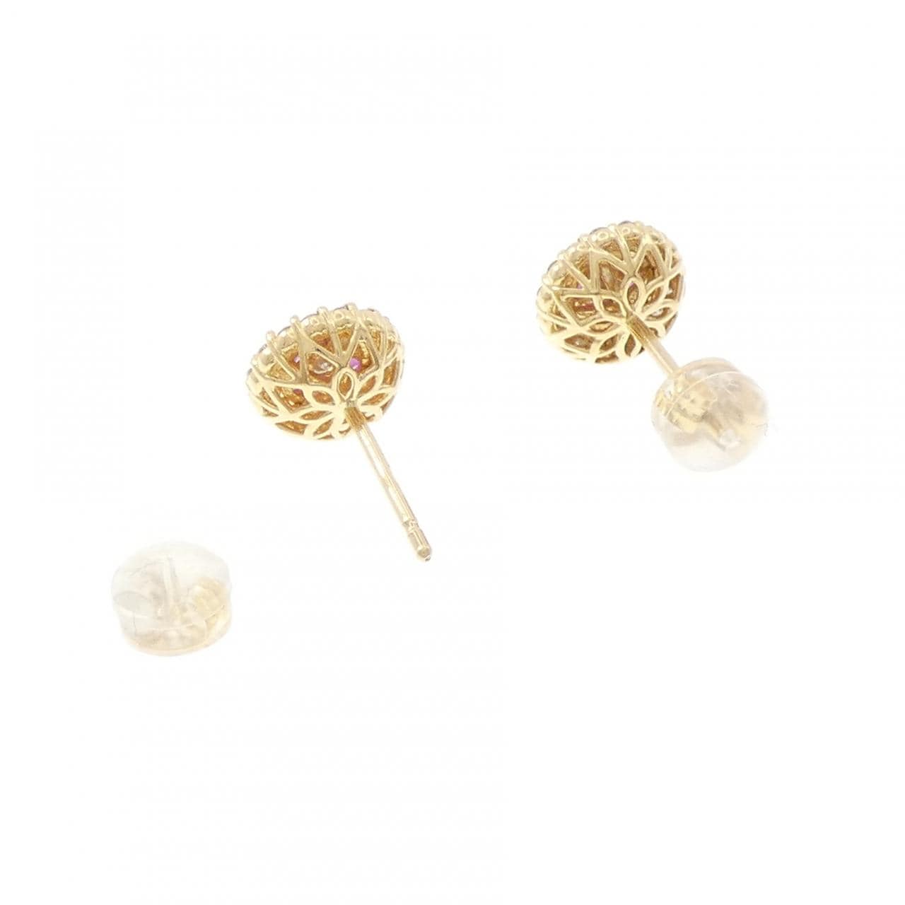 K18YG ルビー ピアス 0.34CT