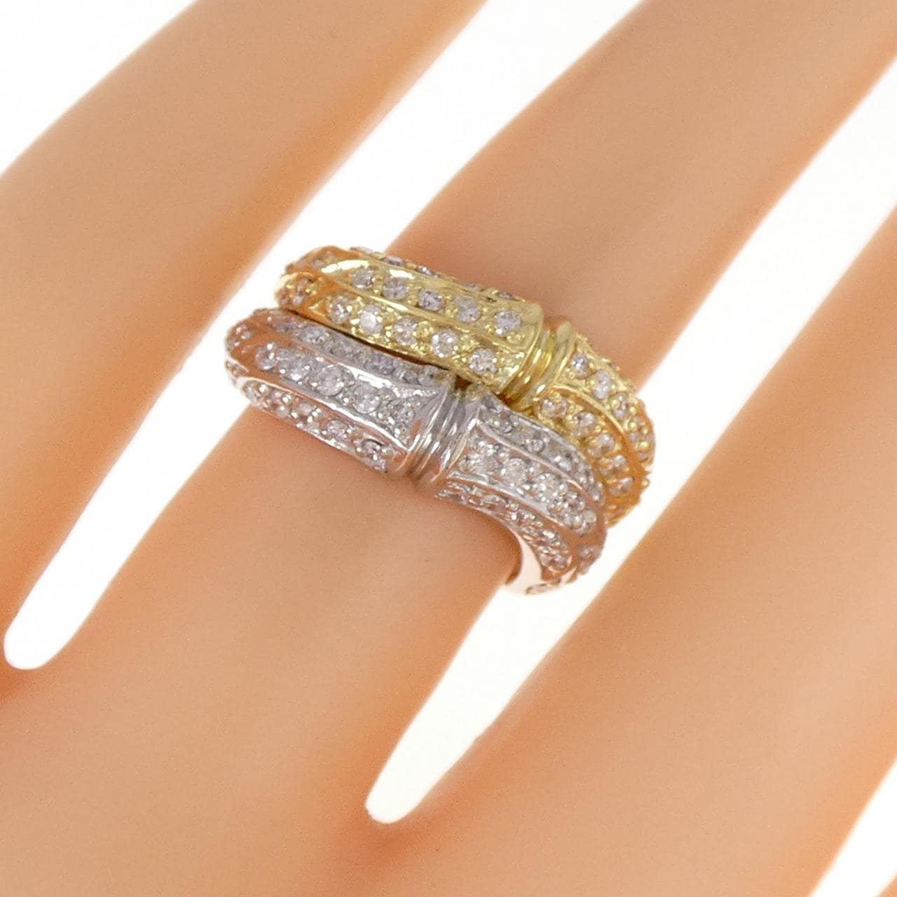 K18YG/PT钻石0.78CT