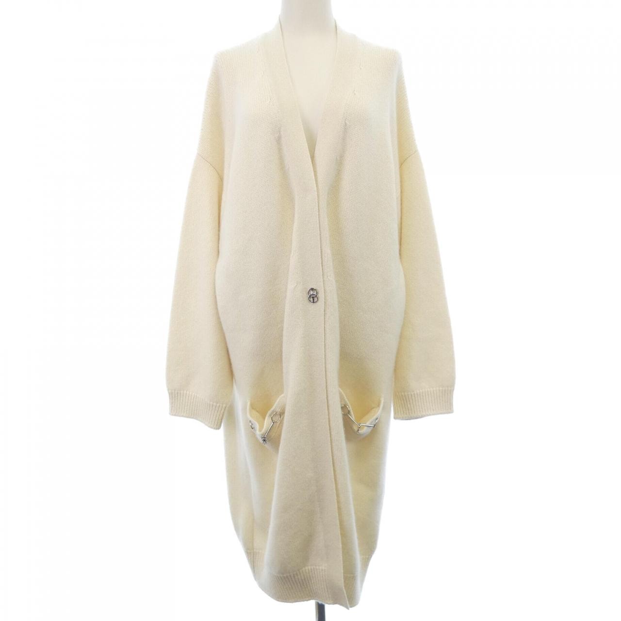 エルメス HERMES MORS A JOUET 2E2104D1 ロングカーディガン