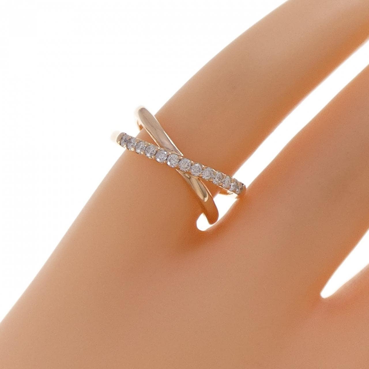 K10PG ダイヤモンド リング 0.16CT