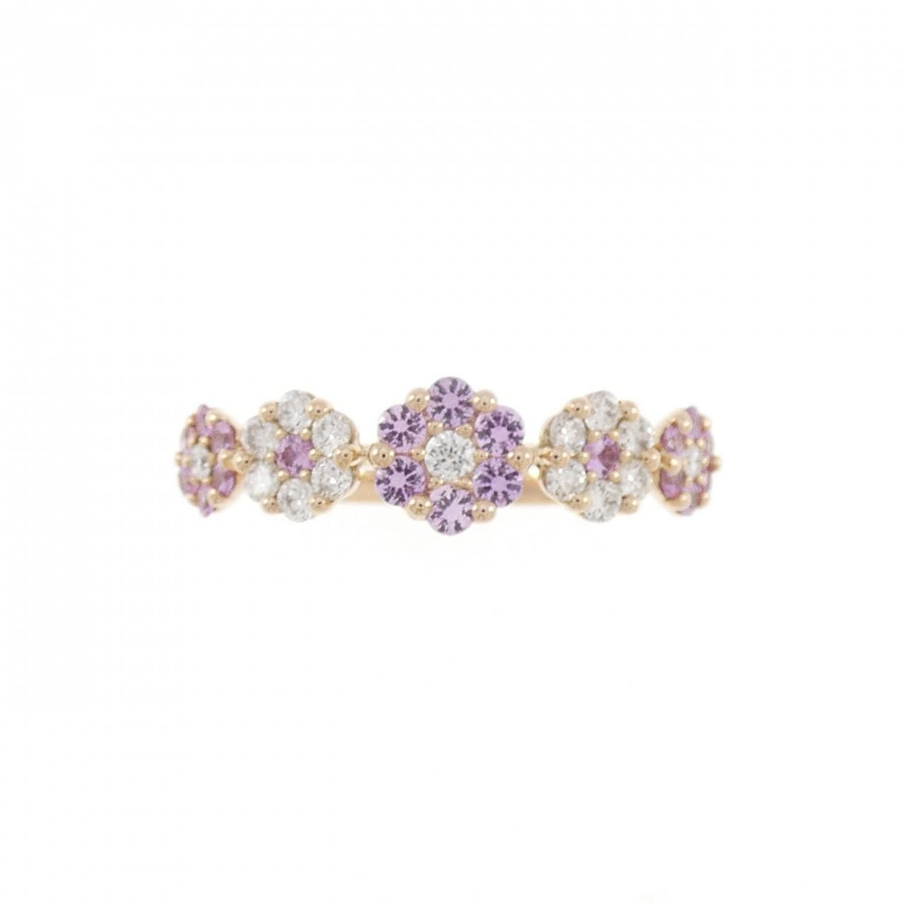 ポンテヴェキオ フラワー リング 0.28CT