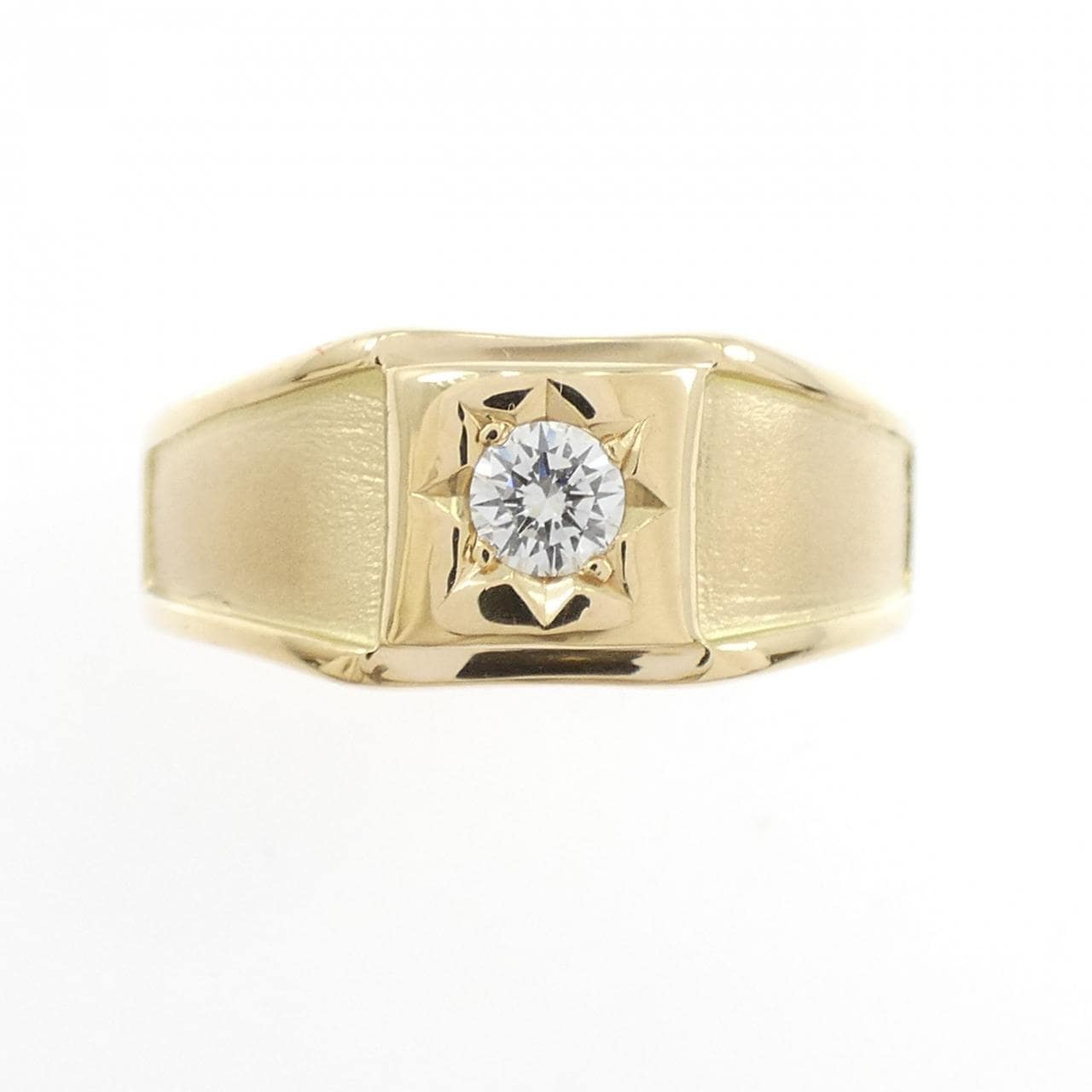 K18YG ダイヤモンド リング 0.165CT