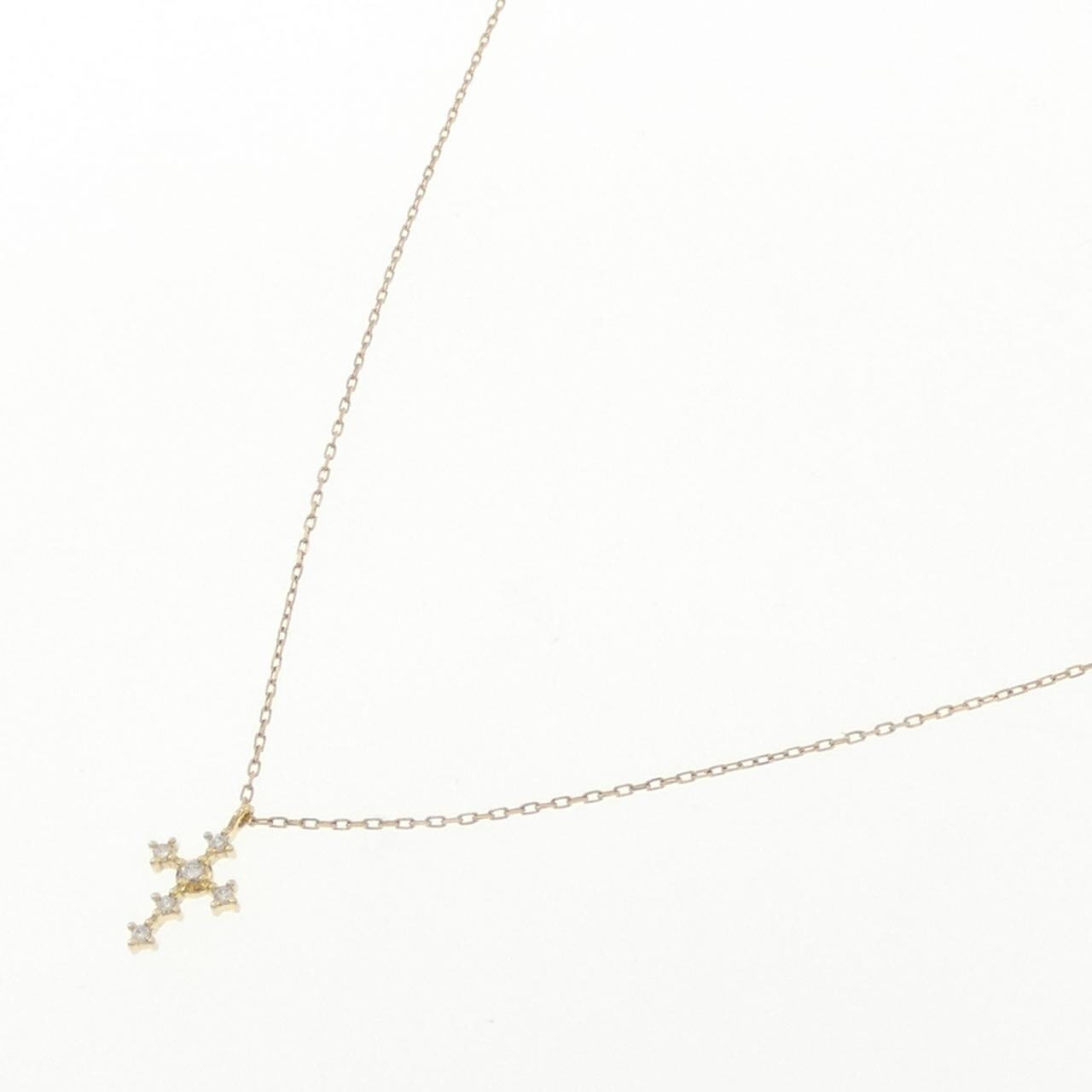 アーカー シェリークロス ネックレス 0.02CT