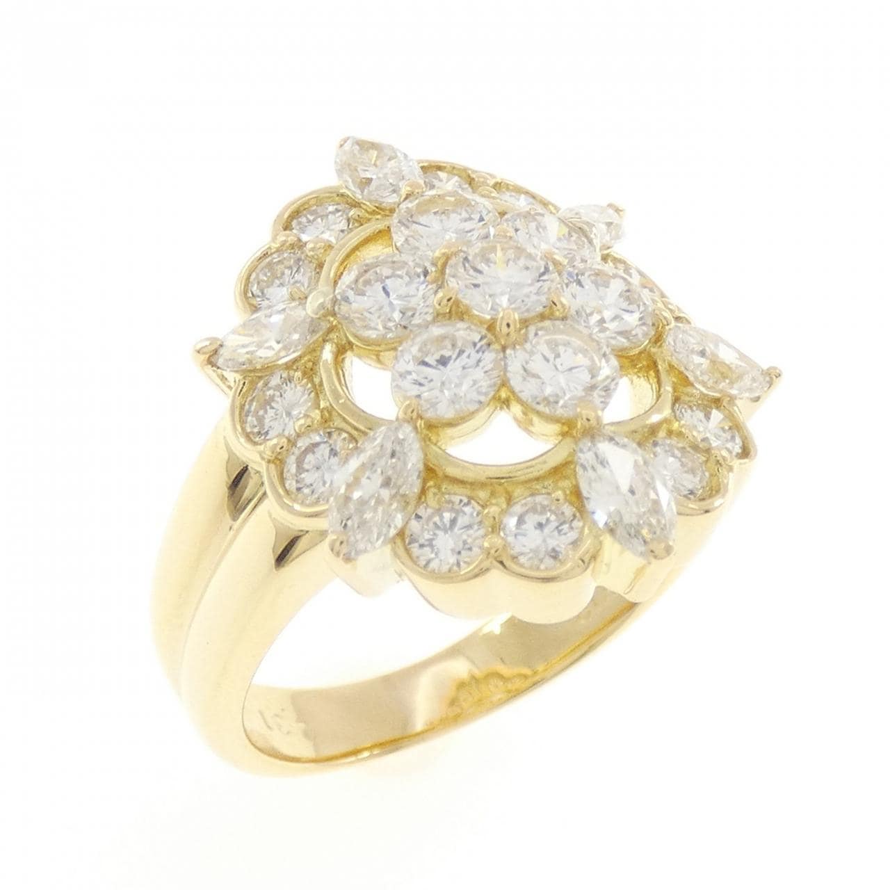 K18YG ダイヤモンド リング 2.31CT