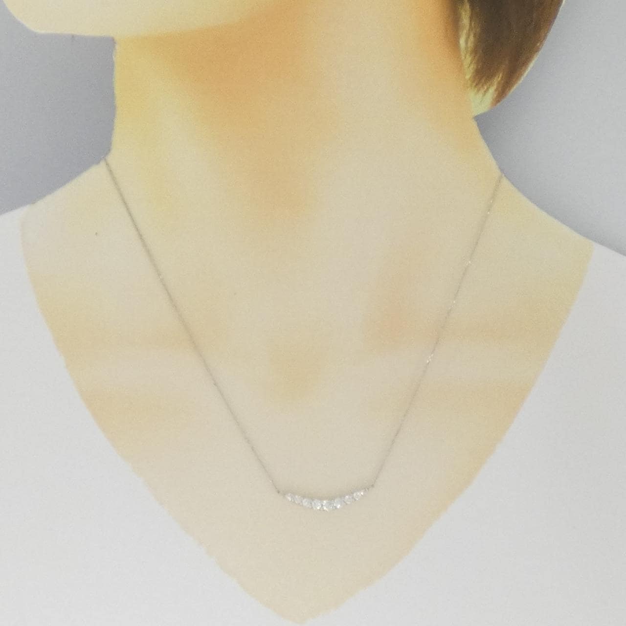 PT900/PT850 ダイヤモンド ネックレス 0.50CT