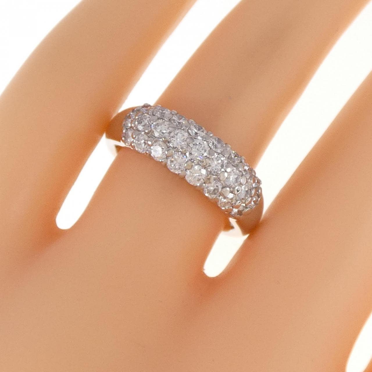 PT Pave Diamond Ring 1.00CT