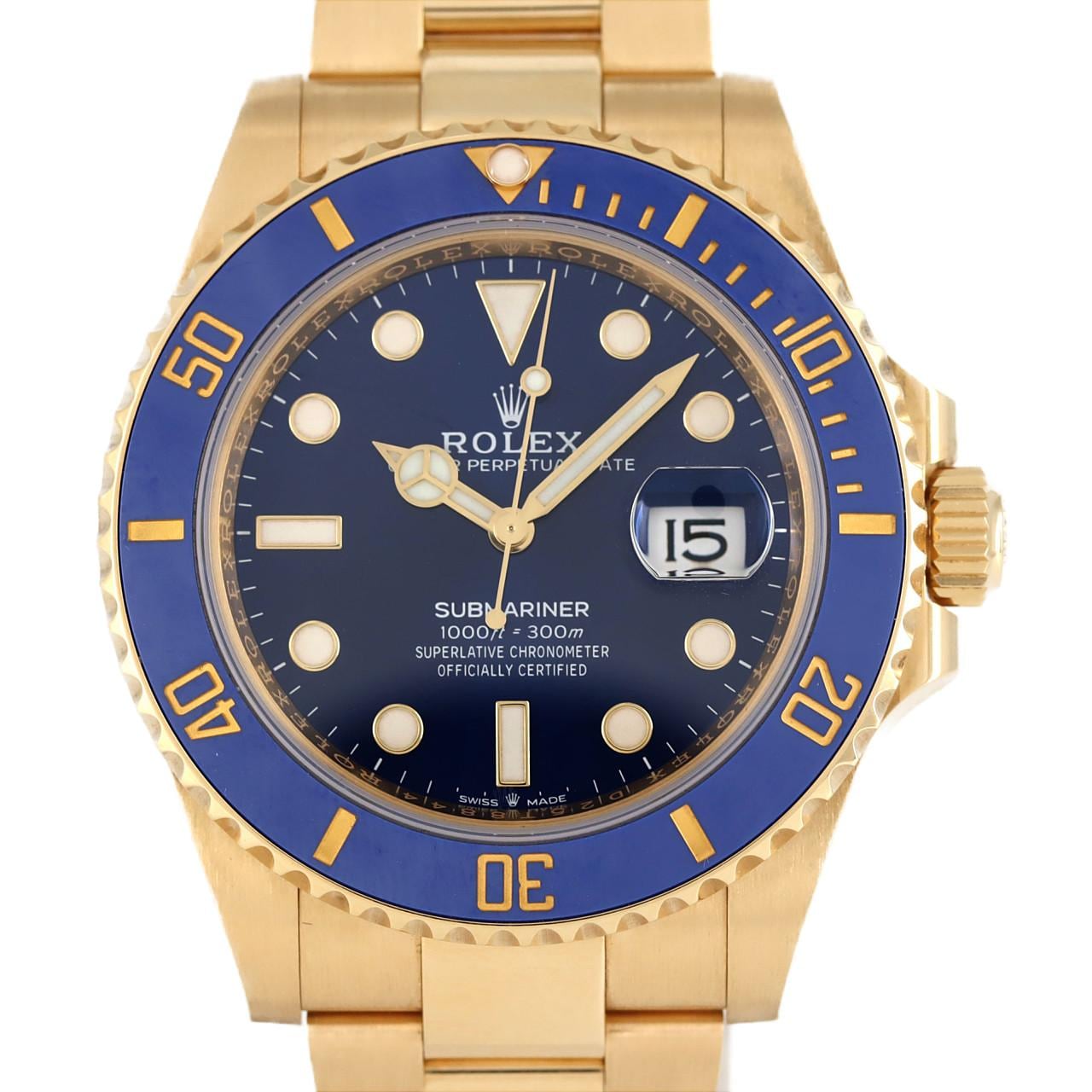 ROLEX Submariner Date 126618LB YG自动上弦random number