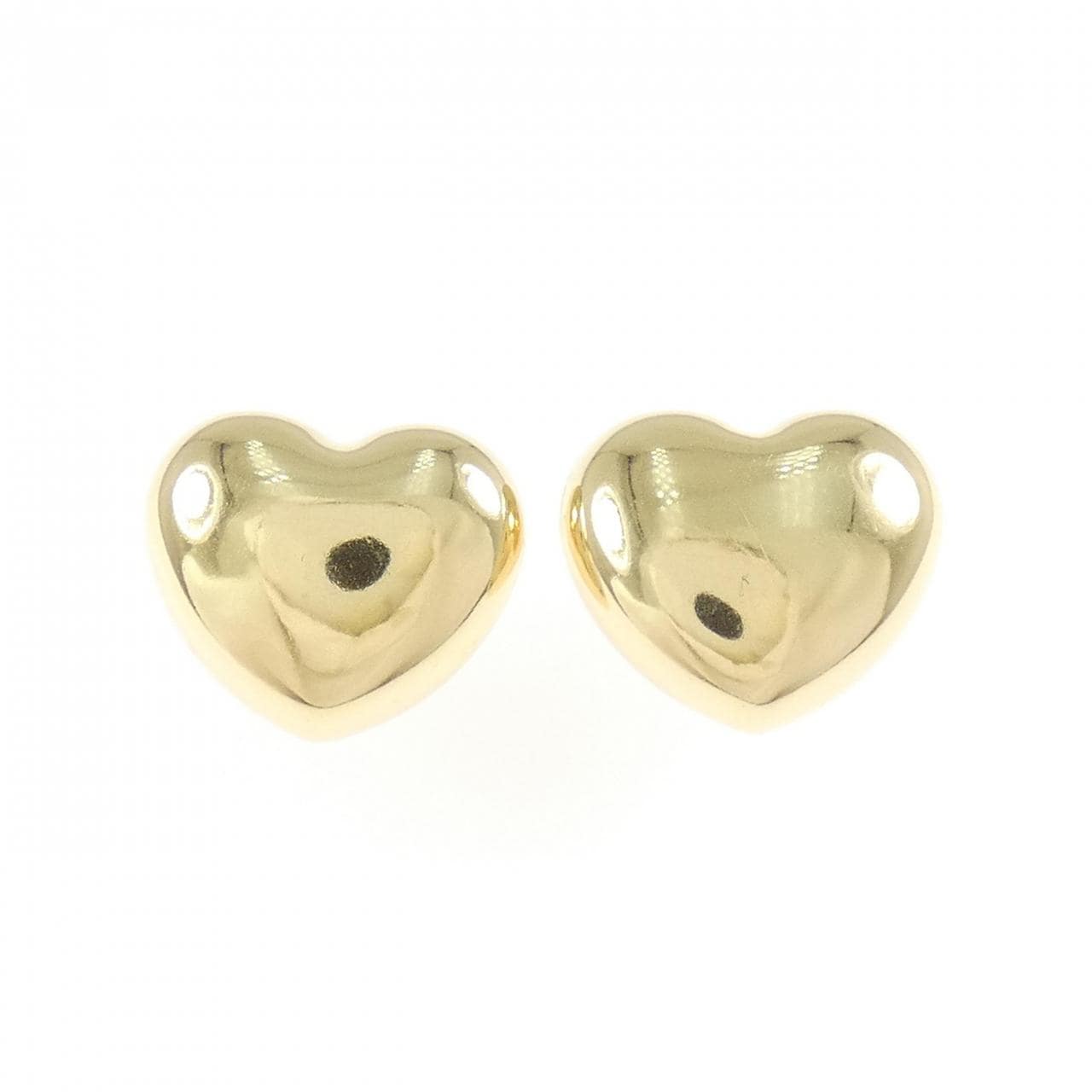 【新品】K18YG ハート ピアス