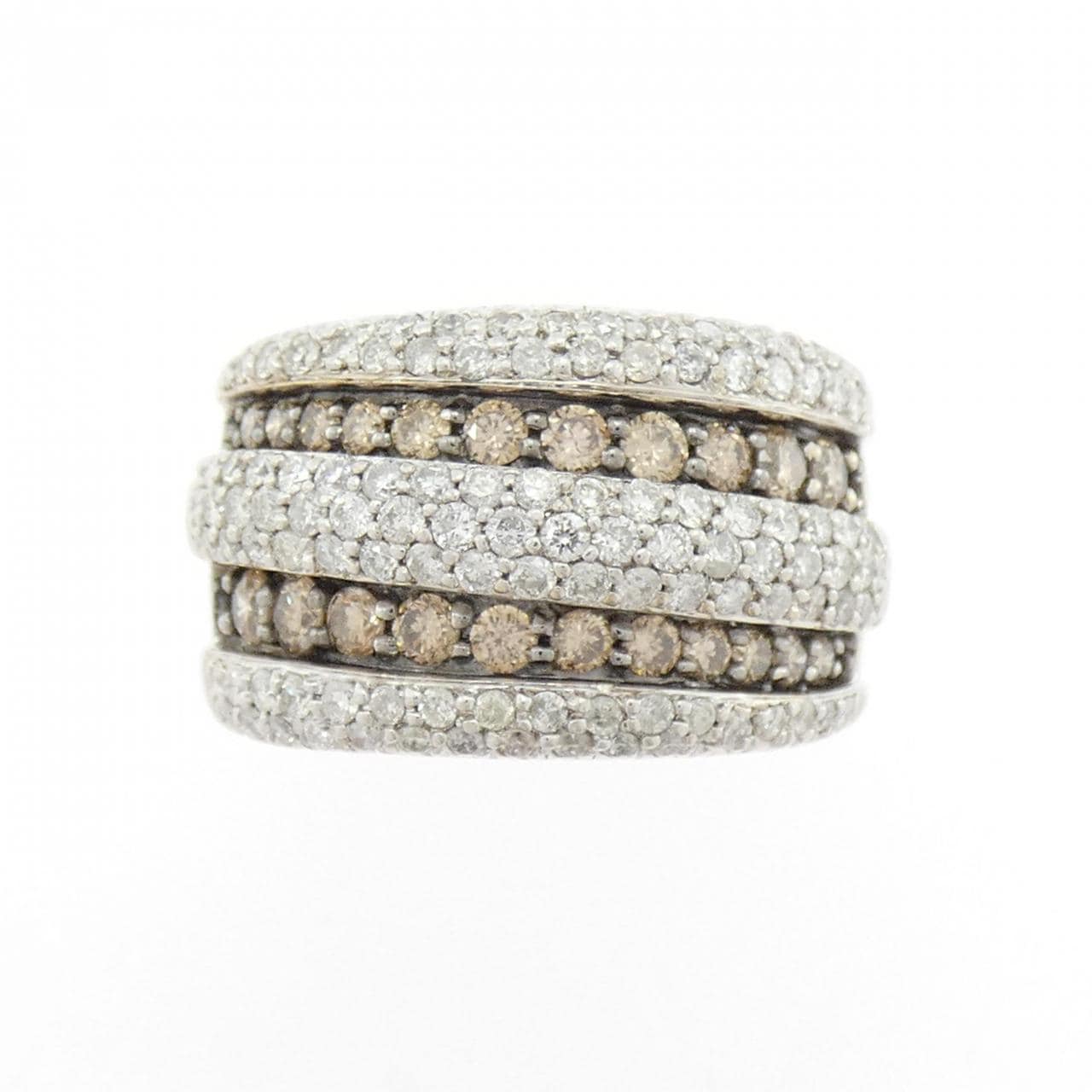 K18WG/K18BG ダイヤモンド リング 1.80CT