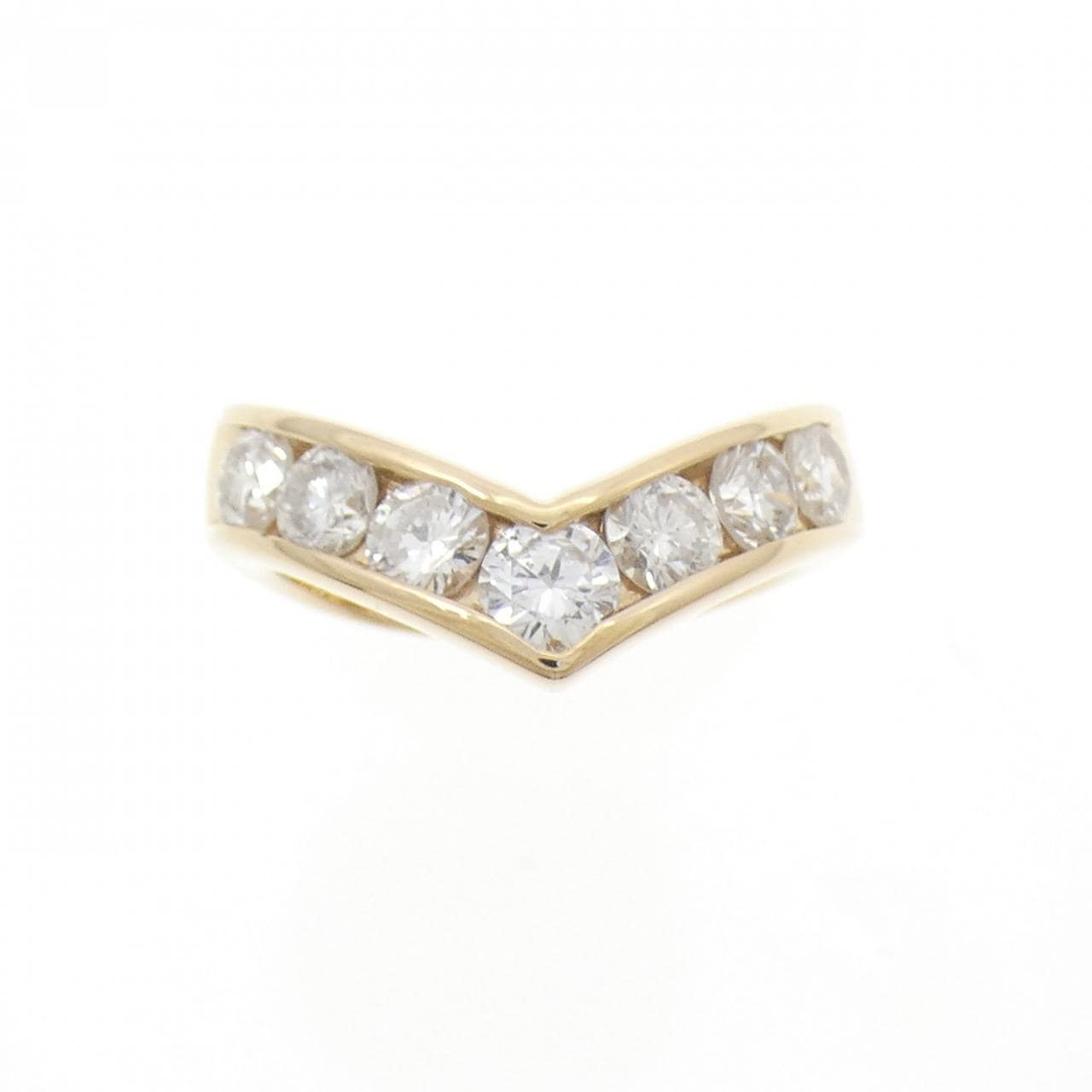 K18YG ダイヤモンド リング 1.54CT