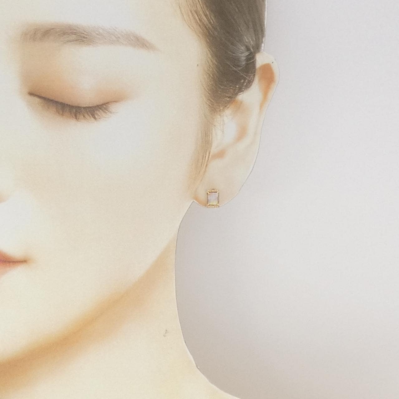 アガット カルサイト ピアス