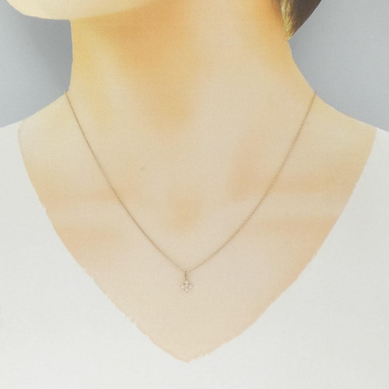 K18PG ダイヤモンド ネックレス