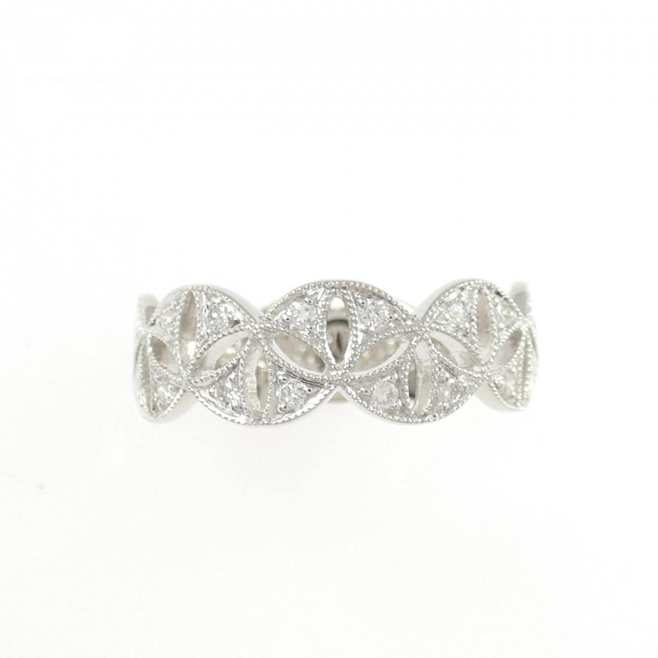 PT950 ダイヤモンド リング 0.13CT