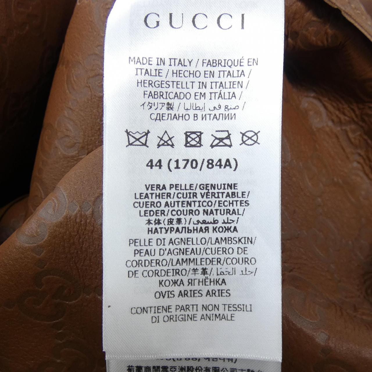 グッチ GUCCI 770433 XNA0D レザージャケット