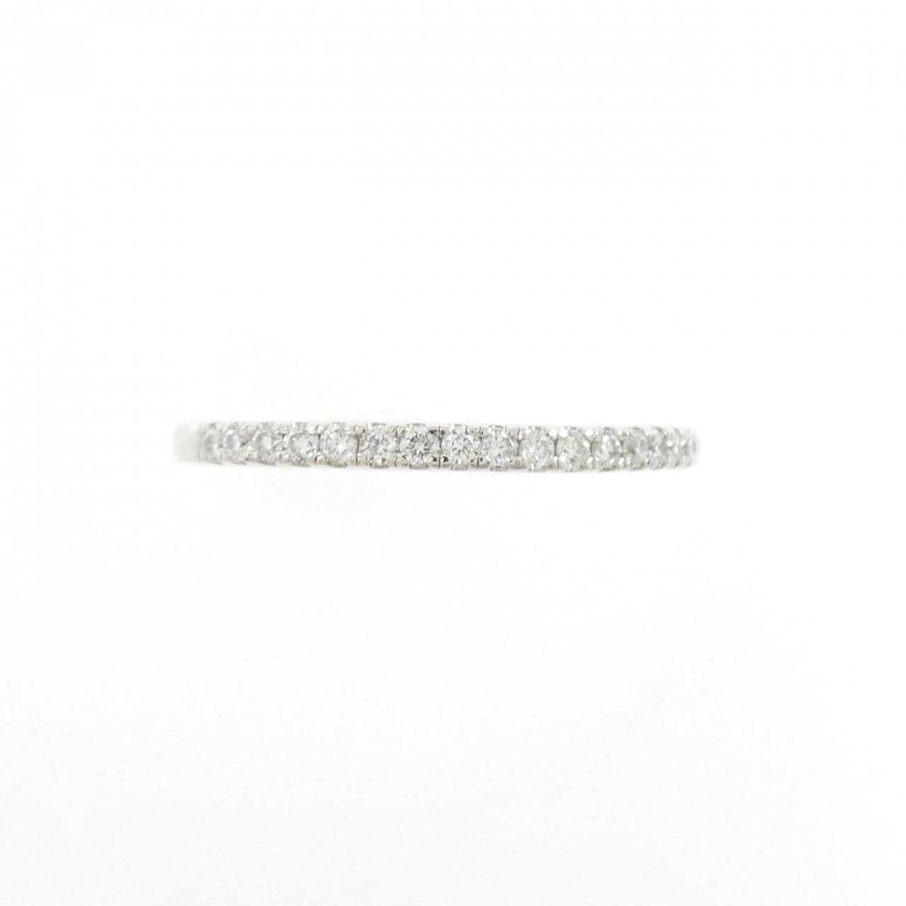 PT900半永恆鑽石戒指，0.16克拉