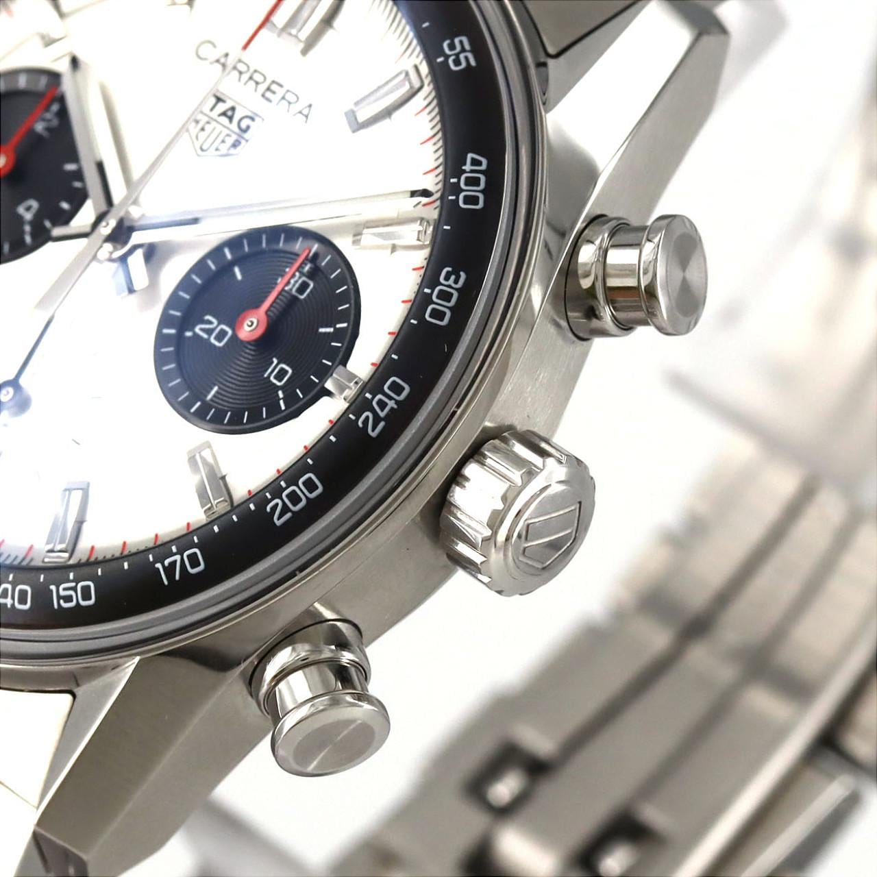 TAG Heuer 豪雅卡莱拉系列计时码表 CBS2216.BA0041 不锈钢自动上弦