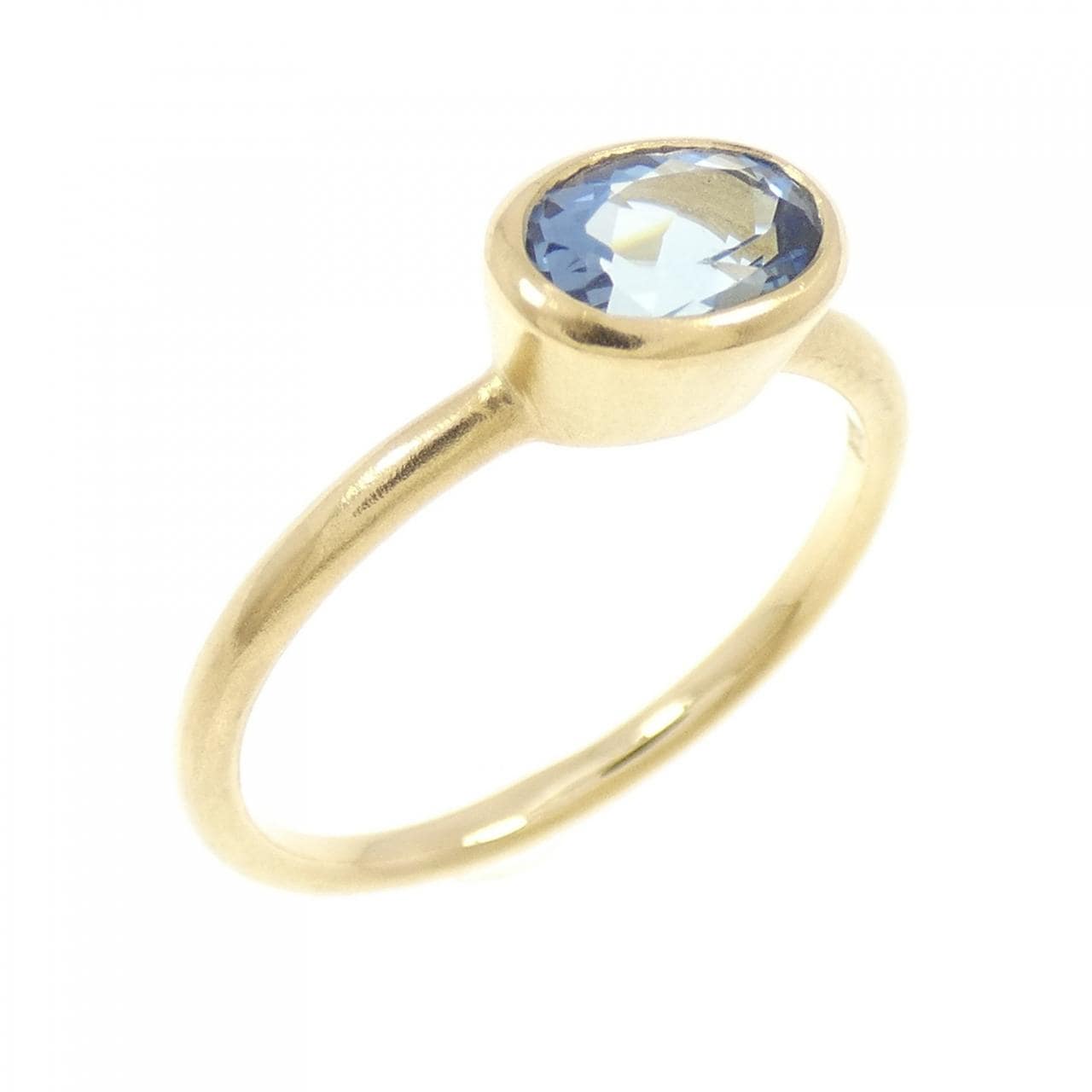 K18YG アクアマリン リング 0.70CT