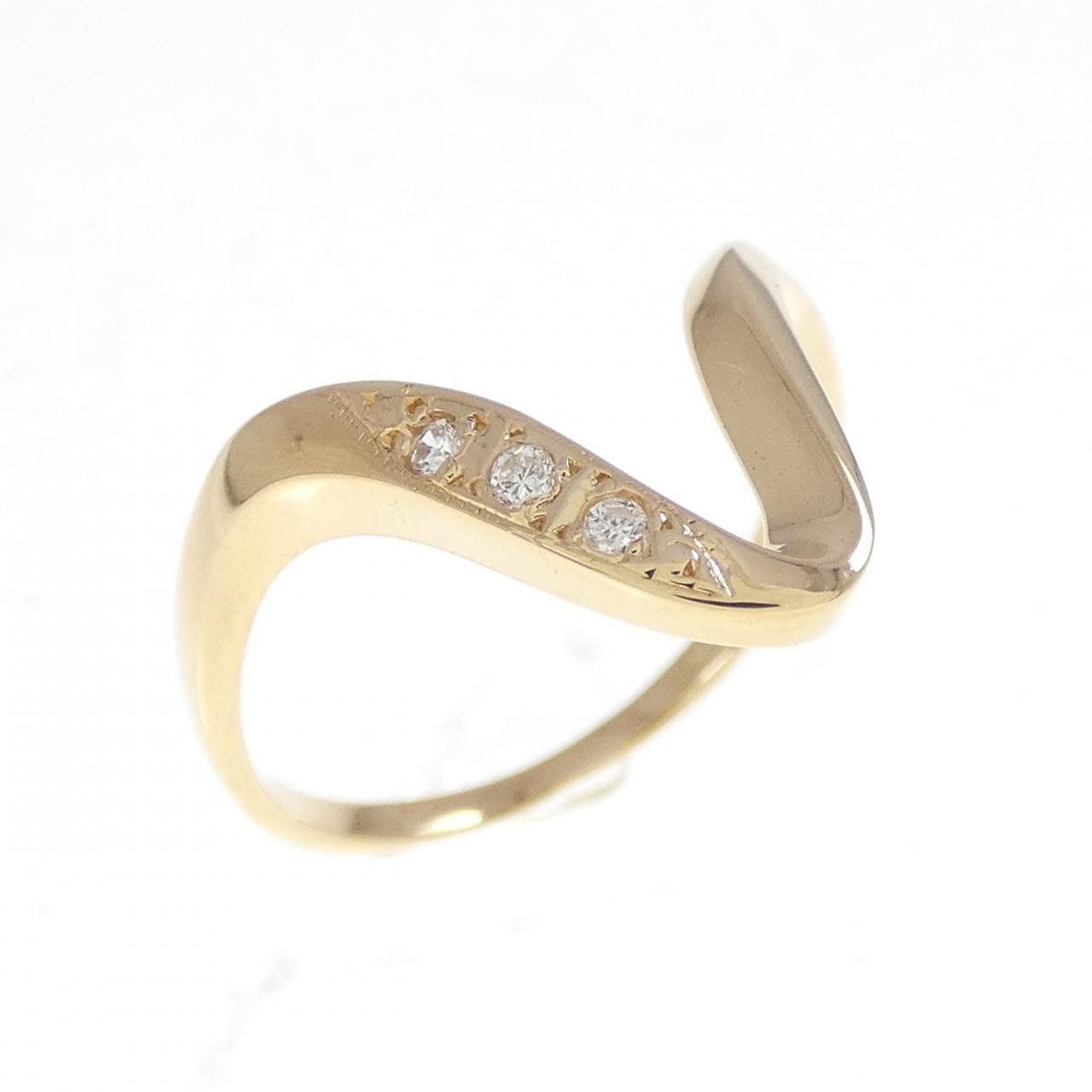 K18YG ダイヤモンド リング