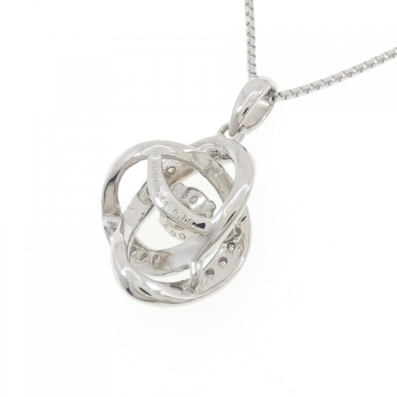 PT900/PT850 ダイヤモンド ネックレス 0.40CT