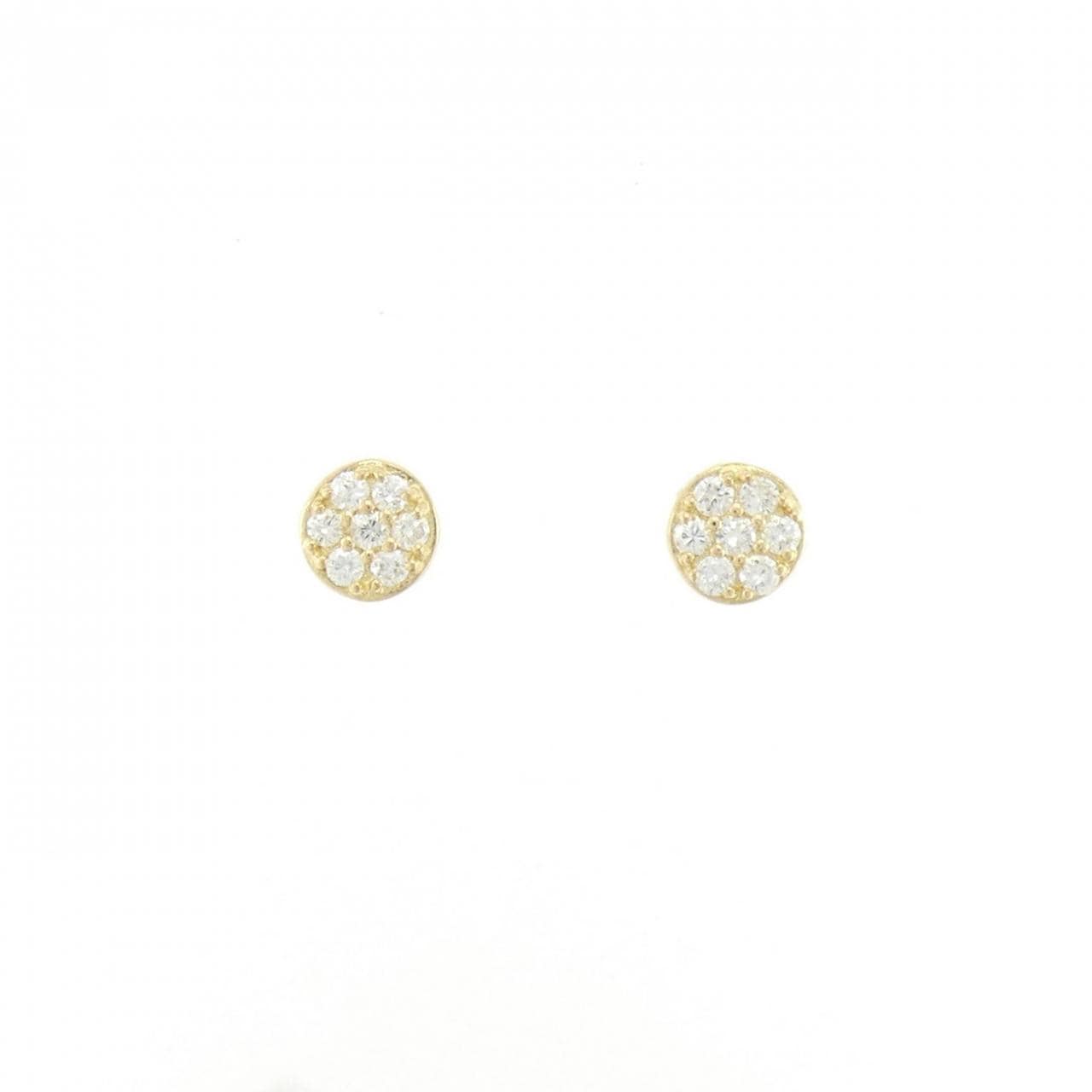 【リメイク】K18YG ダイヤモンド ピアス 0.20CT