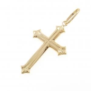 【新品】K18YG クロス ペンダント