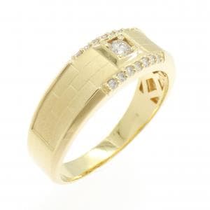 【新品】K18YG ダイヤモンド リング 0.18CT