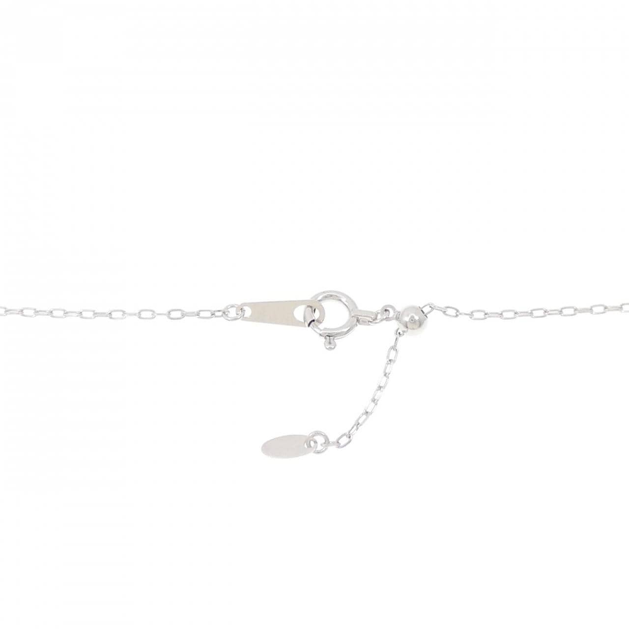 K18WG 黒蝶パール ネックレス 11.5mm