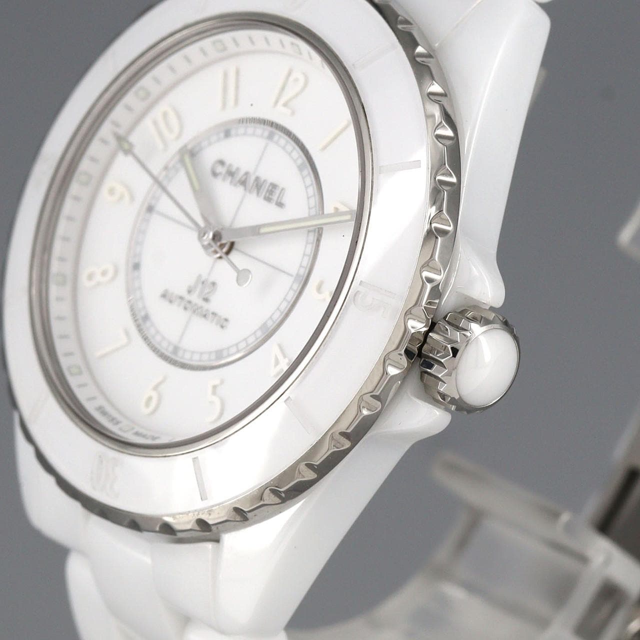 シャネル J12ファントムキャリバー12.1 38mmセラミック H6186 セラミック 自動巻