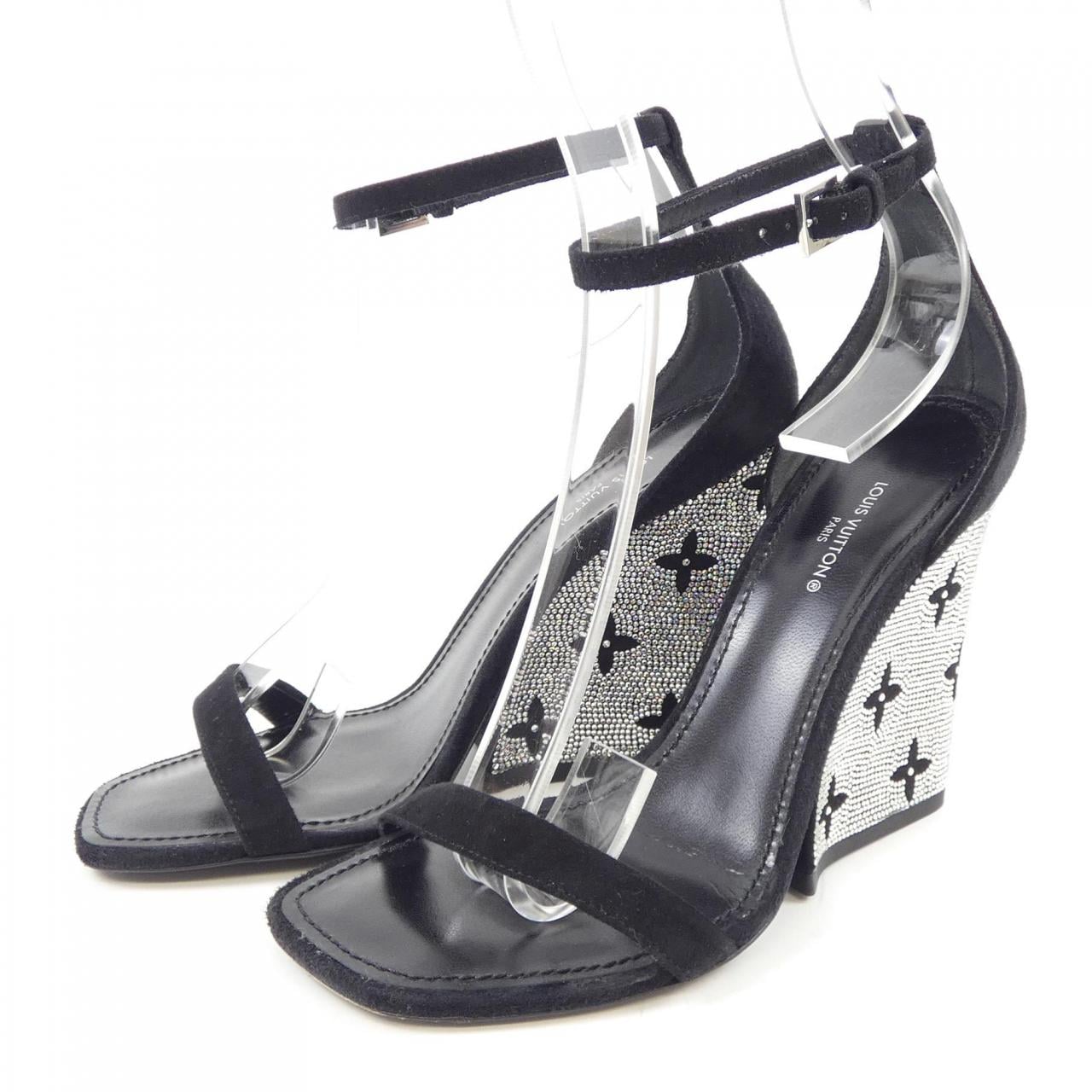 ルイヴィトン LOUIS VUITTON モノグラムフラワーモチーフ アピールライン サンダル