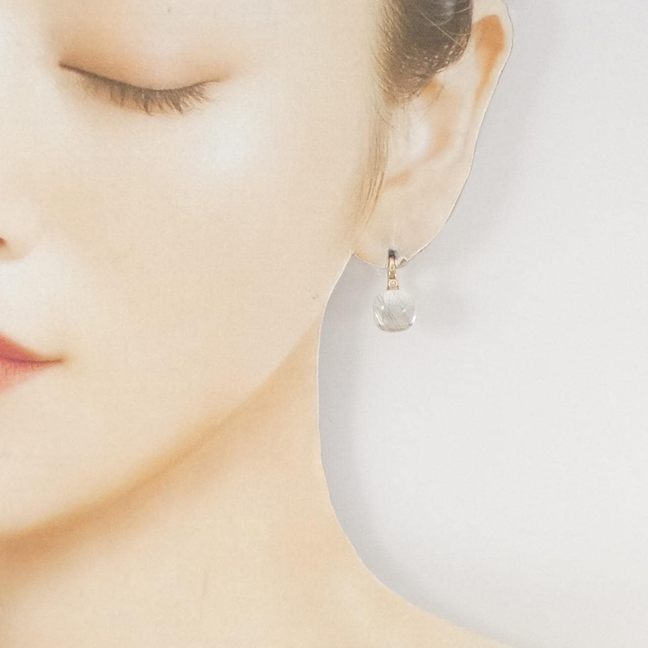 ビグリ カラーストーン ピアス