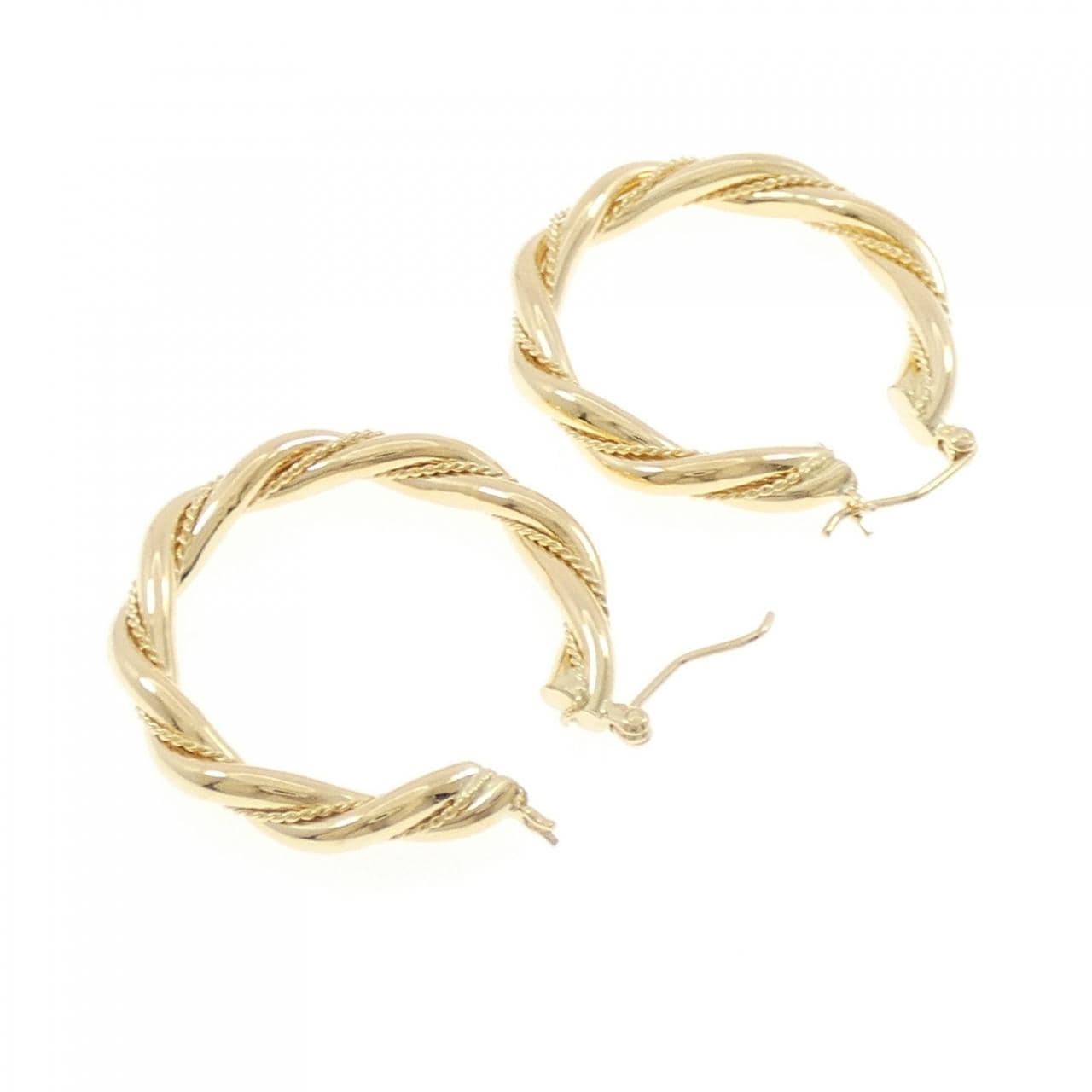 K18YG earrings