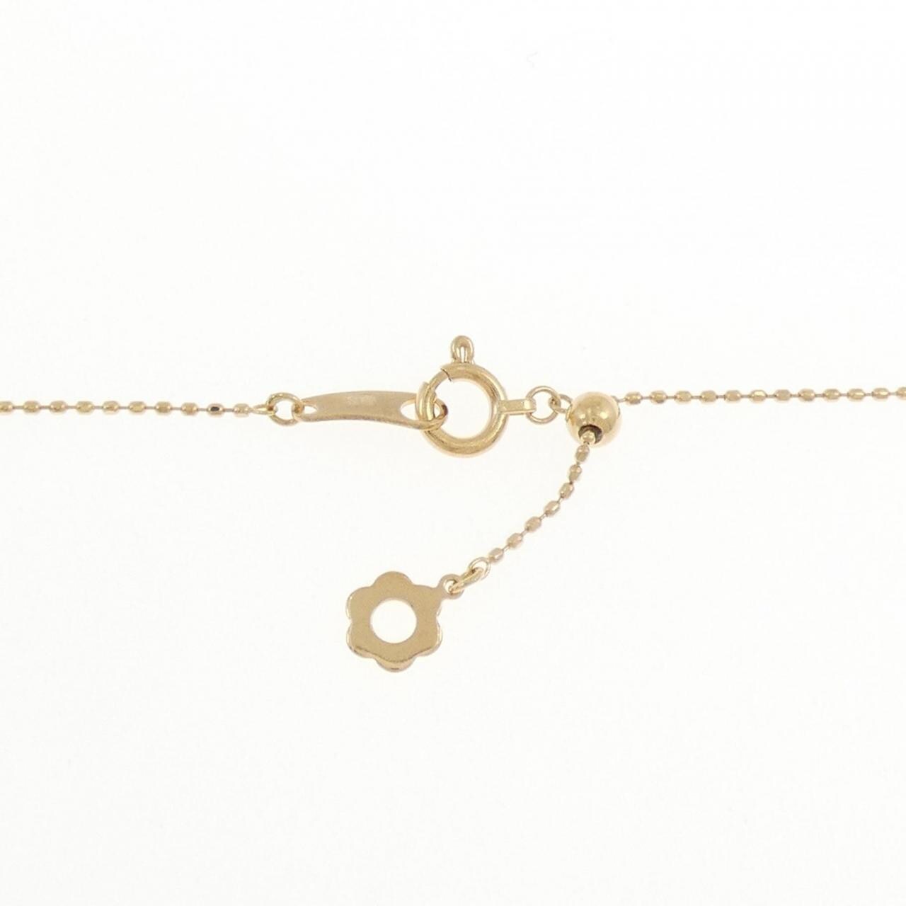 K18PG ハート ダイヤモンド ネックレス 0.09CT