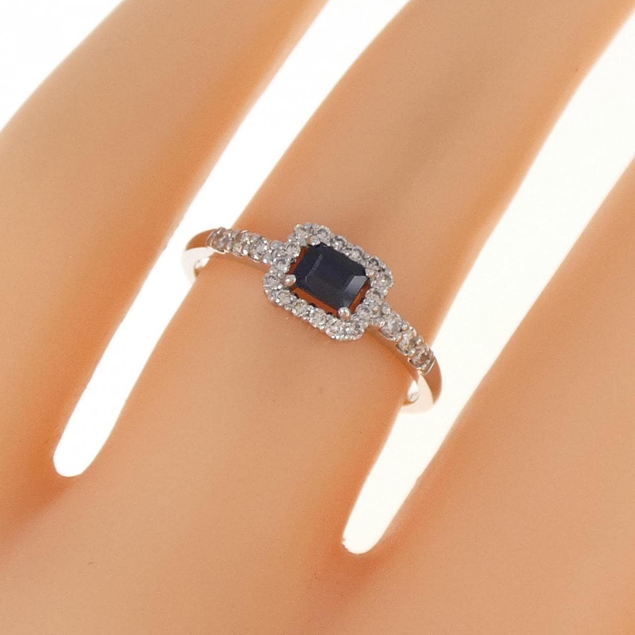 [新品] PT 蓝宝石戒指 0.28CT