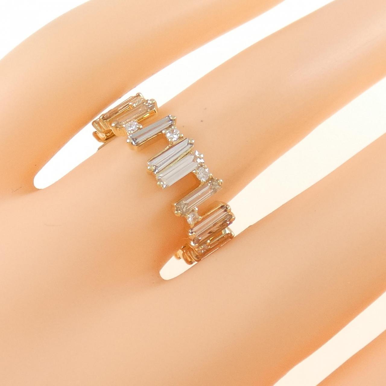 【新品】K18YG ダイヤモンド リング 0.26CT