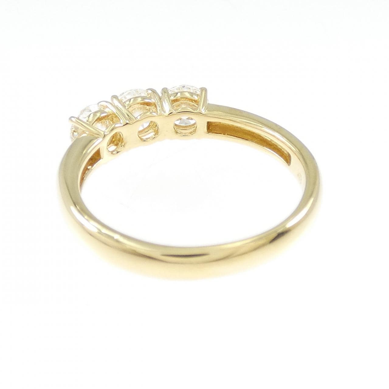 【リメイク】K18YG ダイヤモンド リング 0.933CT G SI1 3EXT-EXT