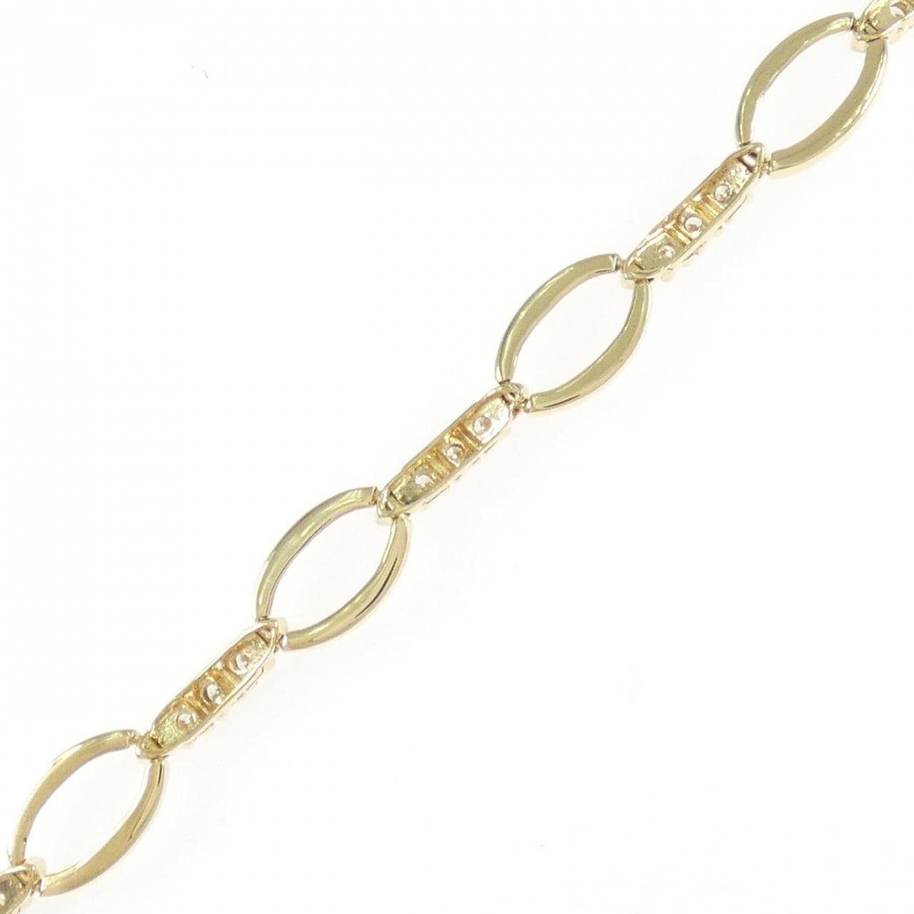 750YG ダイヤモンド ブレスレット