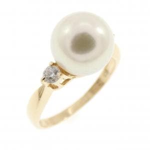 K18YG アコヤパール リング 8.2mm