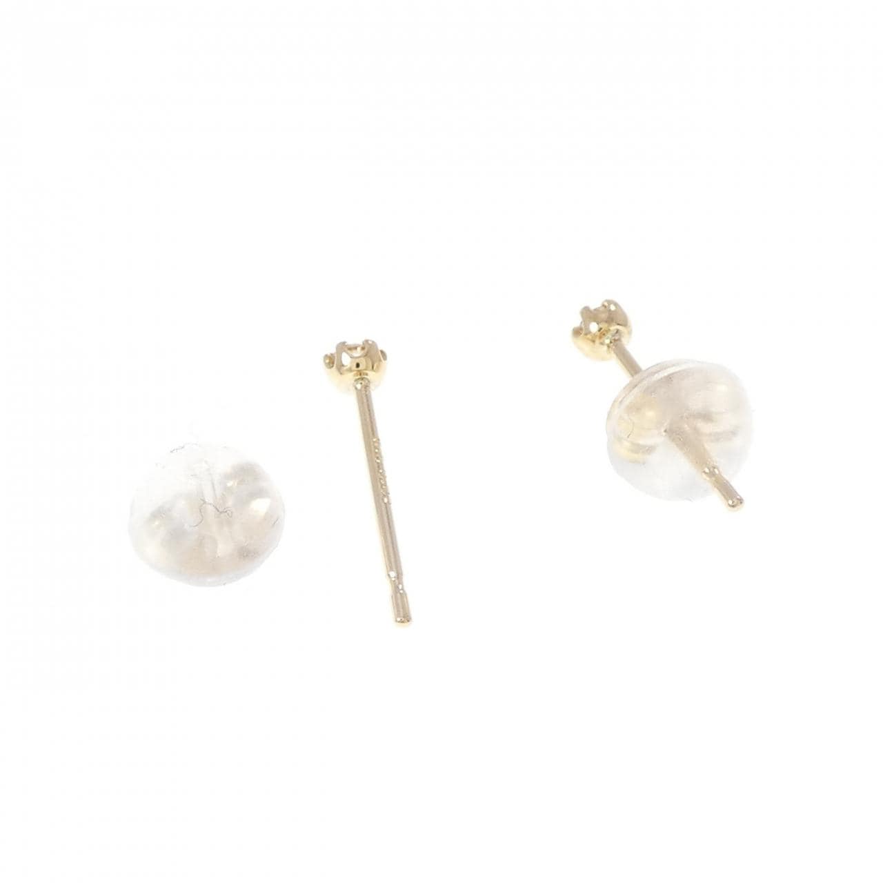 K18YG ダイヤモンド ピアス 0.04CT