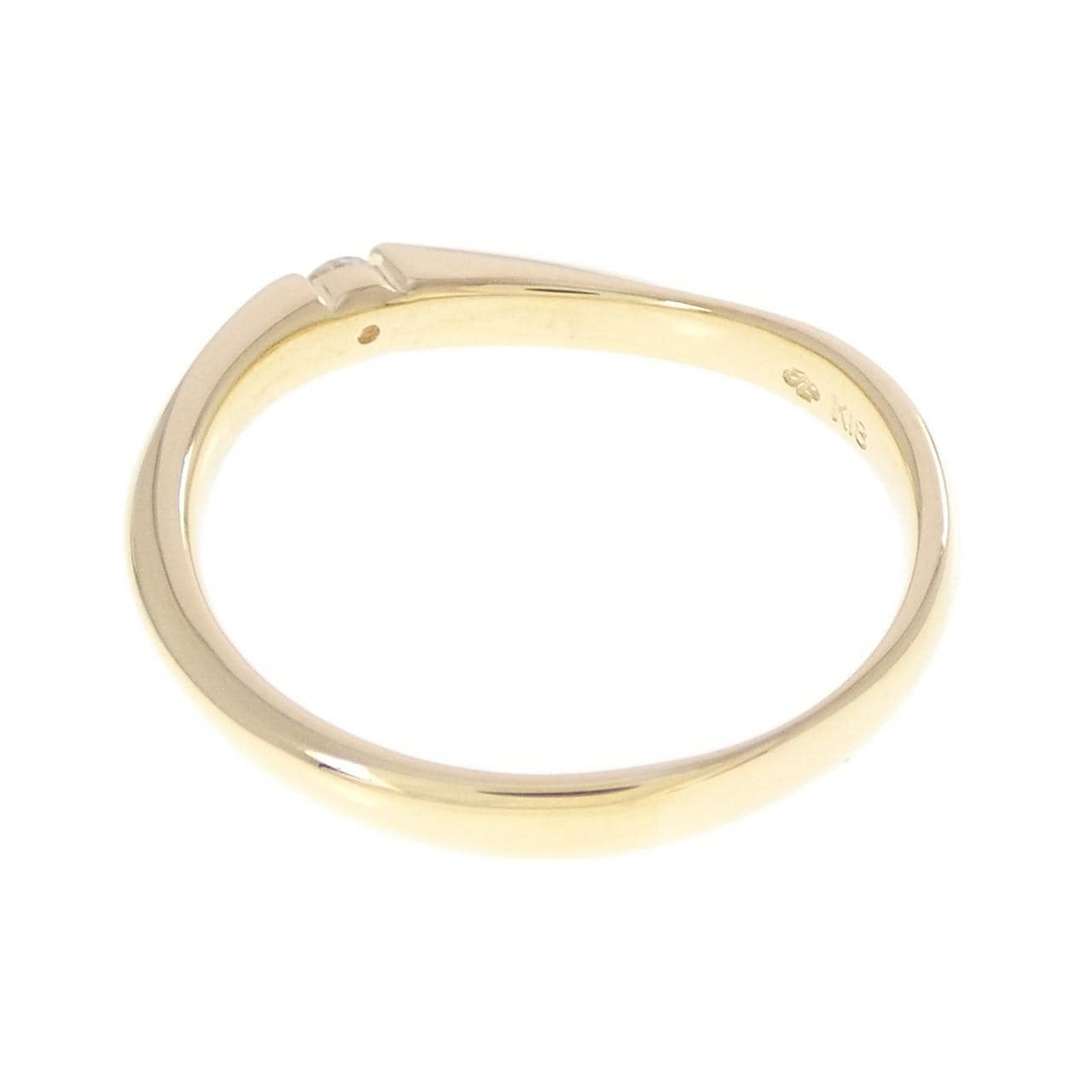 K18YG ダイヤモンド リング 0.08CT