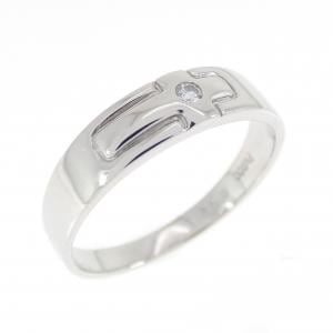PT900 クロス ダイヤモンド リング 0.02CT