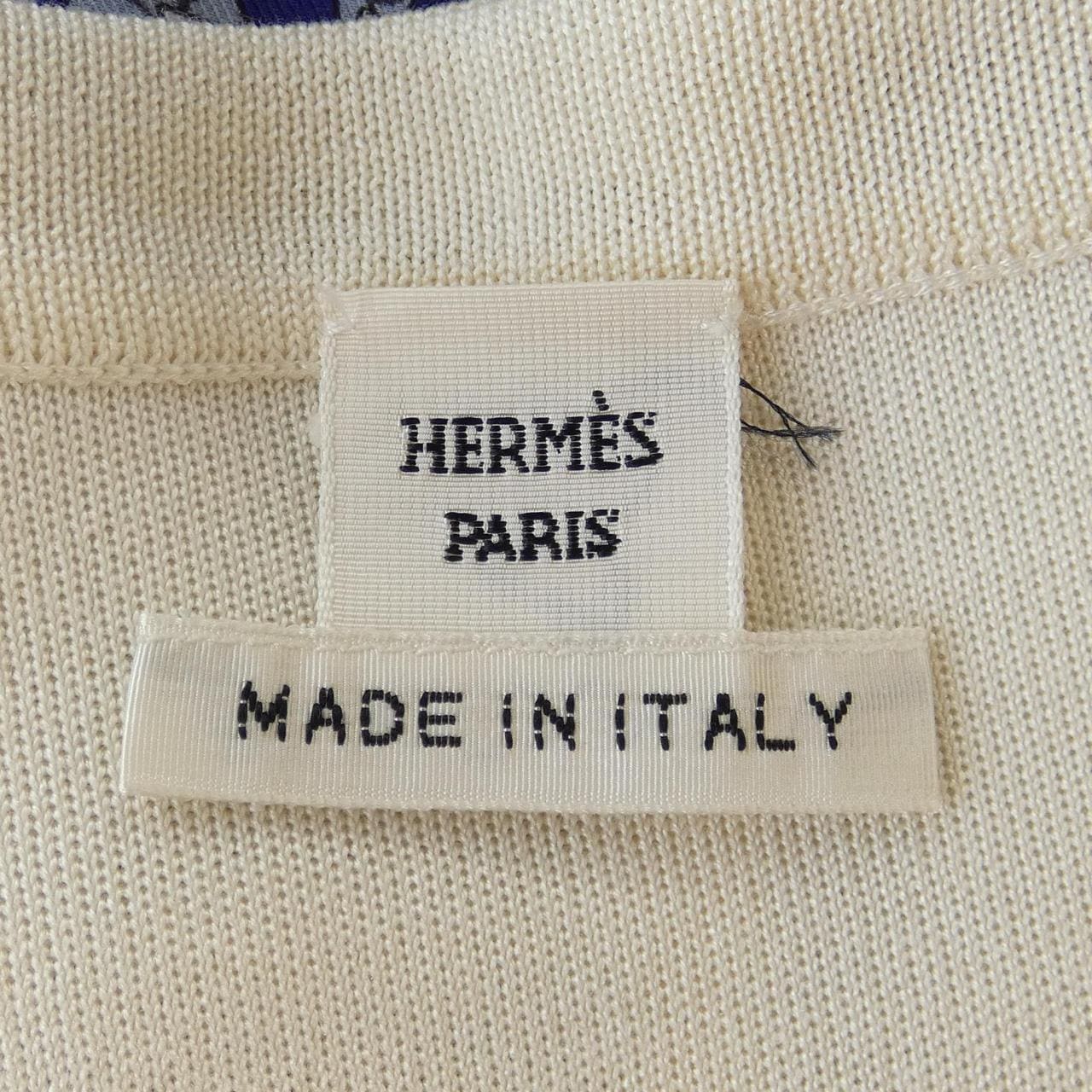 エルメス HERMES *76-7757 ツイルレーヌ カーディガン